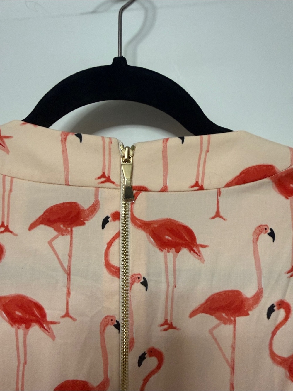kate spade Pink Flamingo Print Sleeveless Fit-and-Flare Dress 🦩☀️💕 - Picture 9 of 11